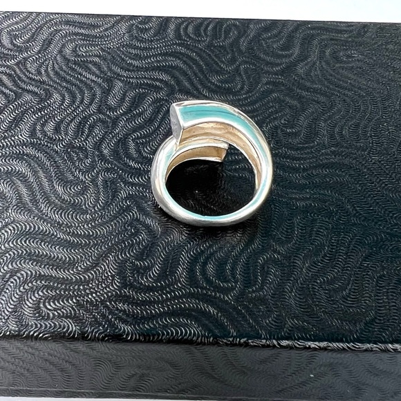 FURLA Sterling Silver Ring Abstract Size 7 - Picture 2 of 3